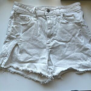 Womens White Hollister Shorts